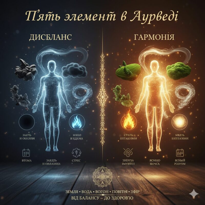 П'ять елементів в Аюрведі: баланс і гармонія